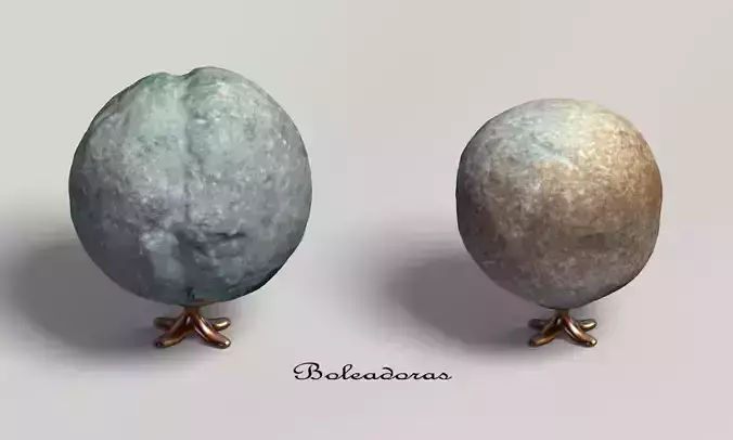 South American Boleadoras 3D model