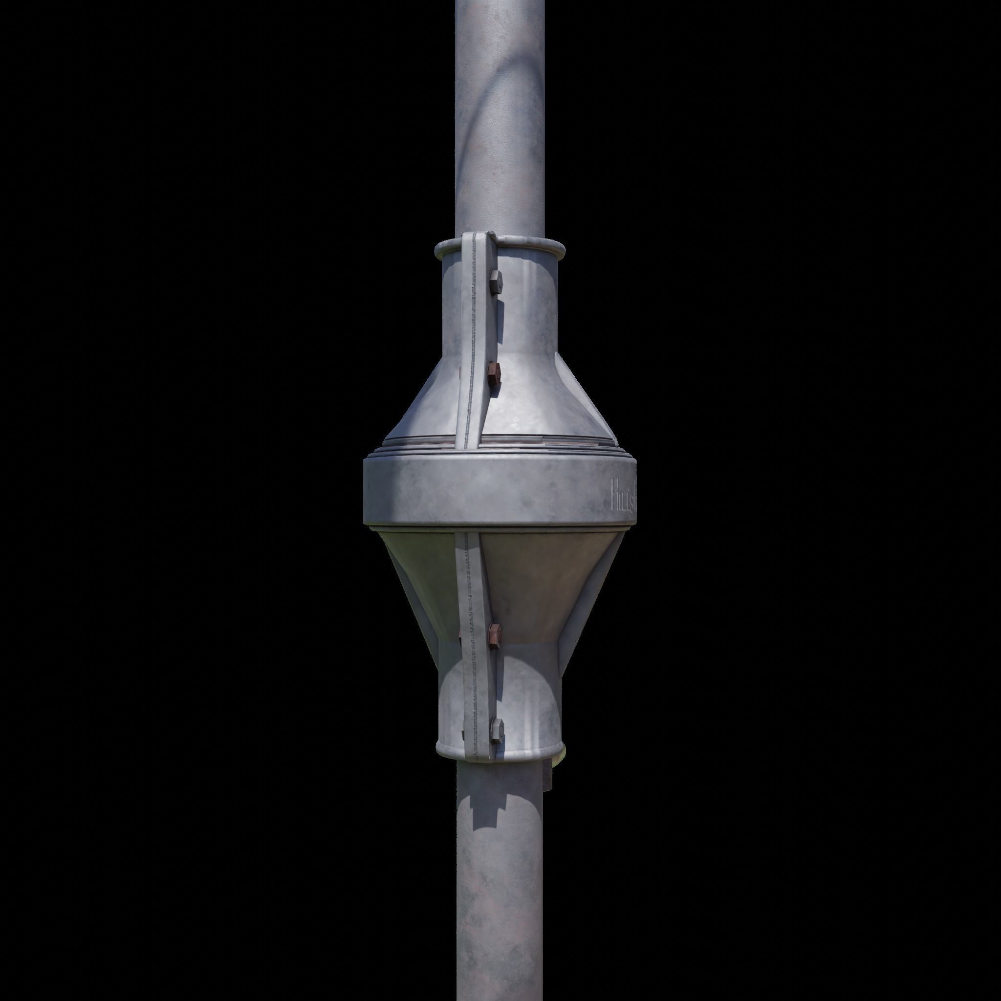 Clothesline patio umbrellas 3D model_5