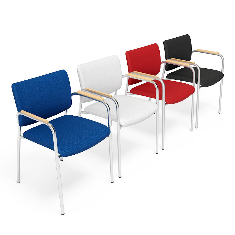 Conference Chairs Zip Zp-220 3D model_2