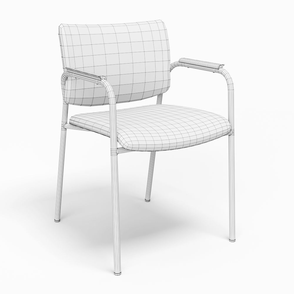 Conference Chairs Zip Zp-220 3D model_1