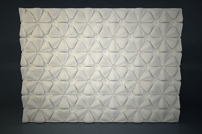 01 FRANGIPANI RELIEF Low-poly 3D model