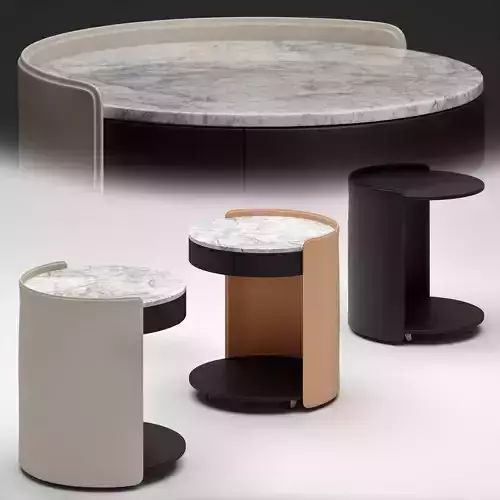 Camerich HARMON Side Table 3D model