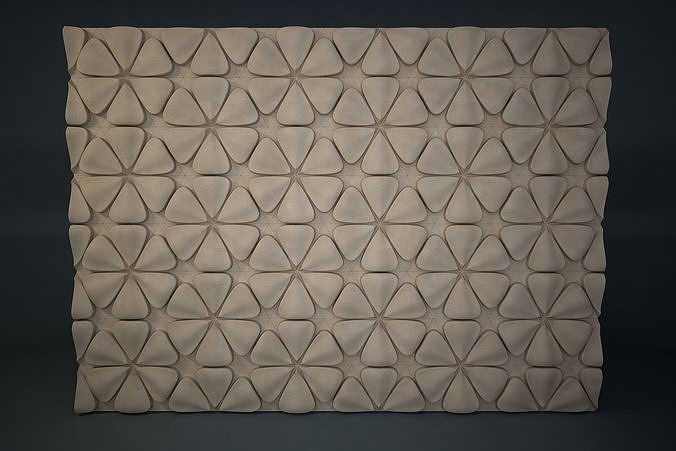 02 FRANGIPANI RELIEF Low-poly 3D model