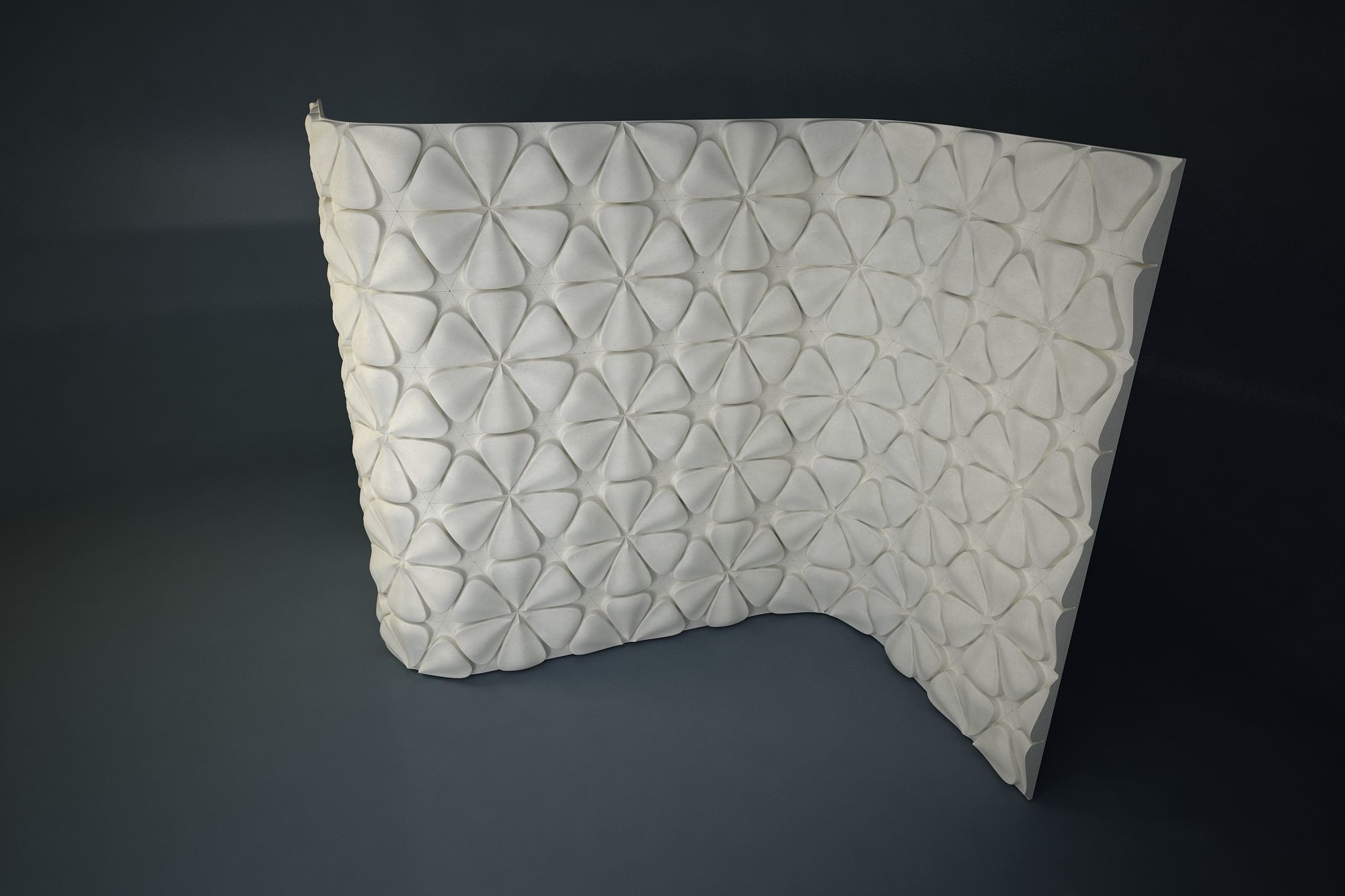 03 FRANGIPANI RELIEF Low-poly 3D model_4