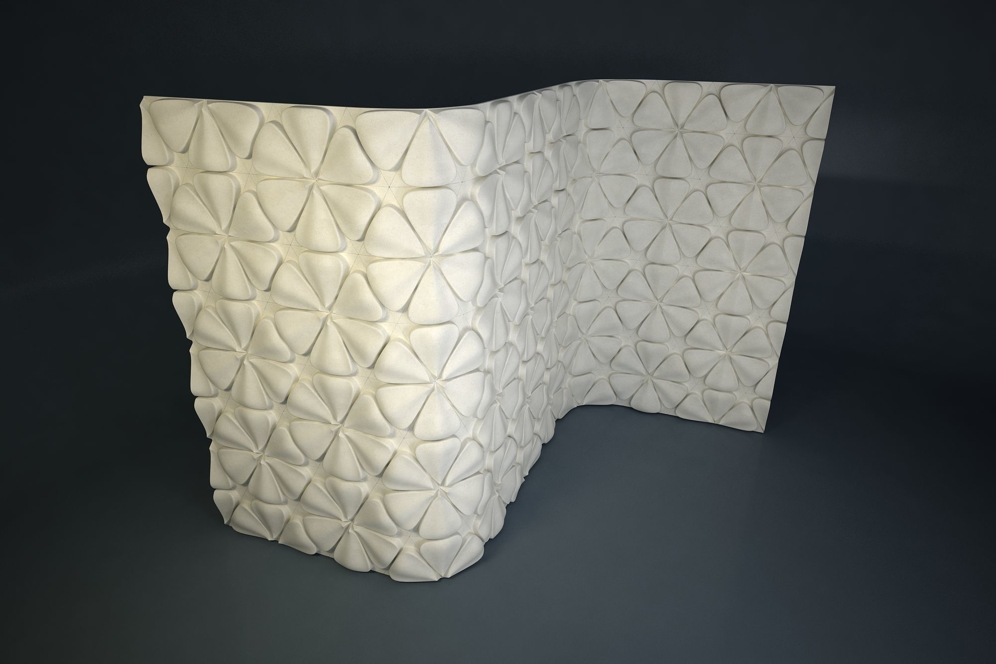 03 FRANGIPANI RELIEF Low-poly 3D model_3