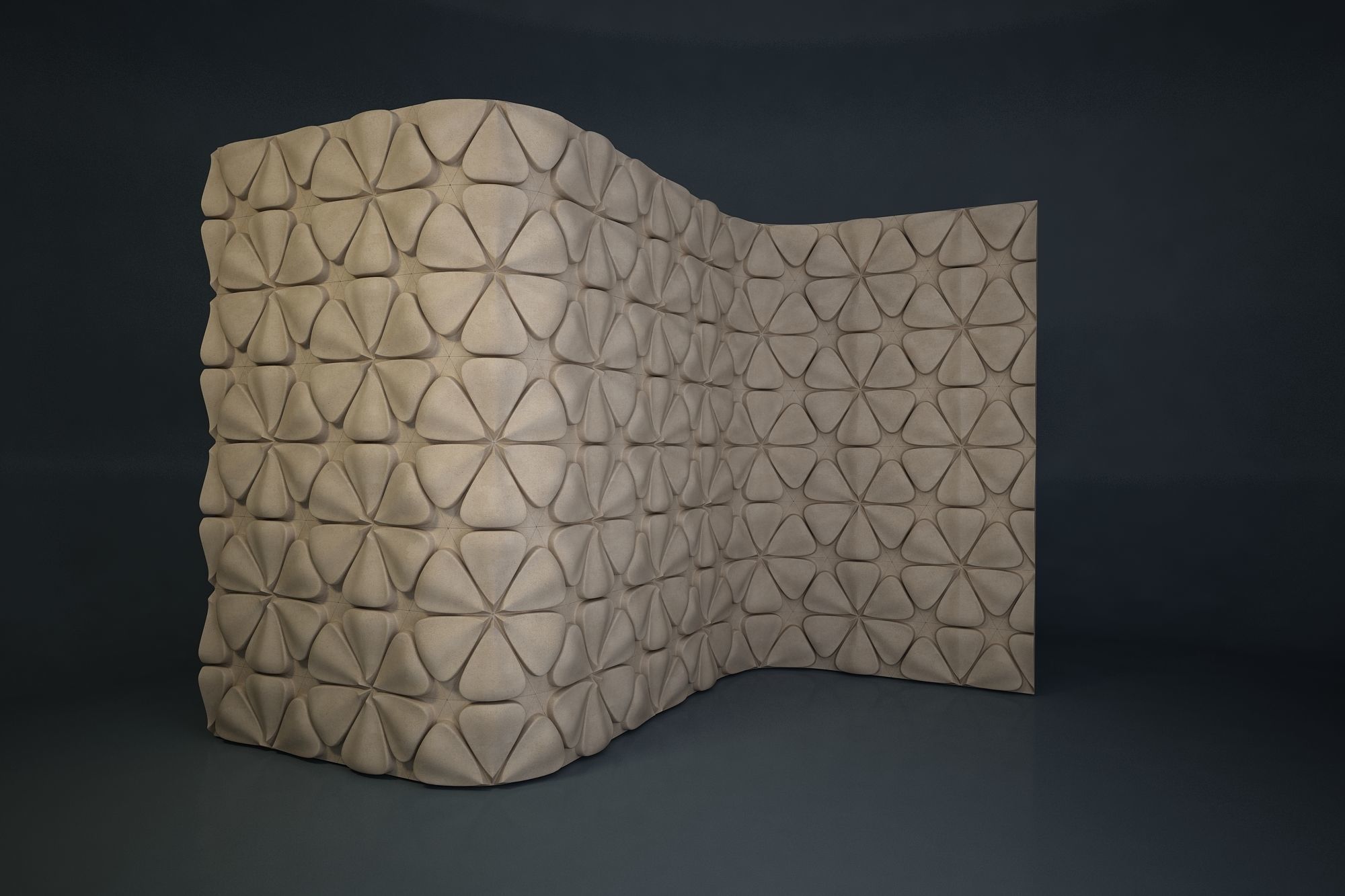 04 FRANGIPANI RELIEF Low-poly 3D model_2