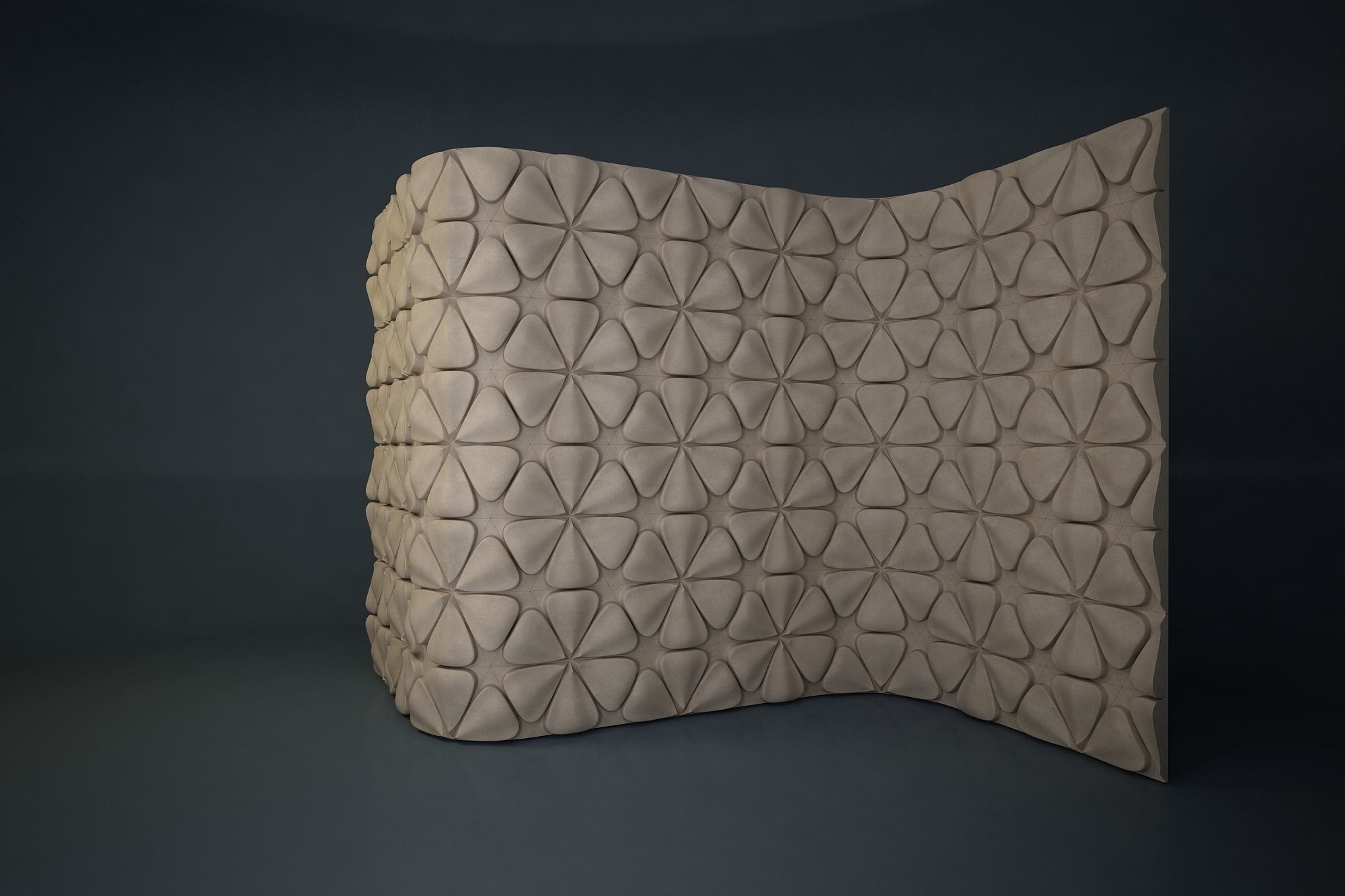 04 FRANGIPANI RELIEF Low-poly 3D model_1