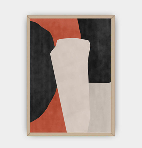 Frame 4 abstract art in wooden 3D model_1