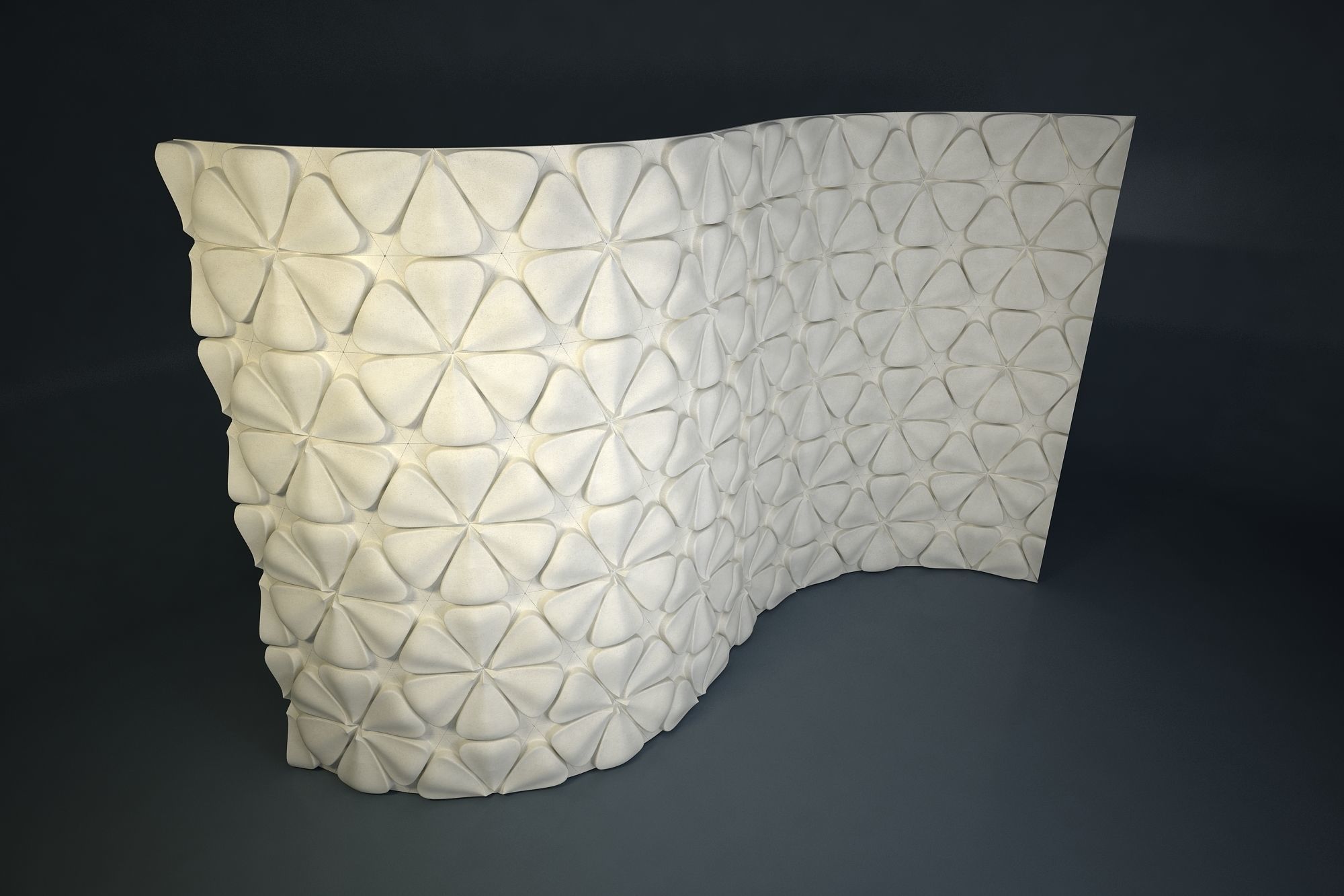 05 FRANGIPANI RELIEF Low-poly 3D model_3