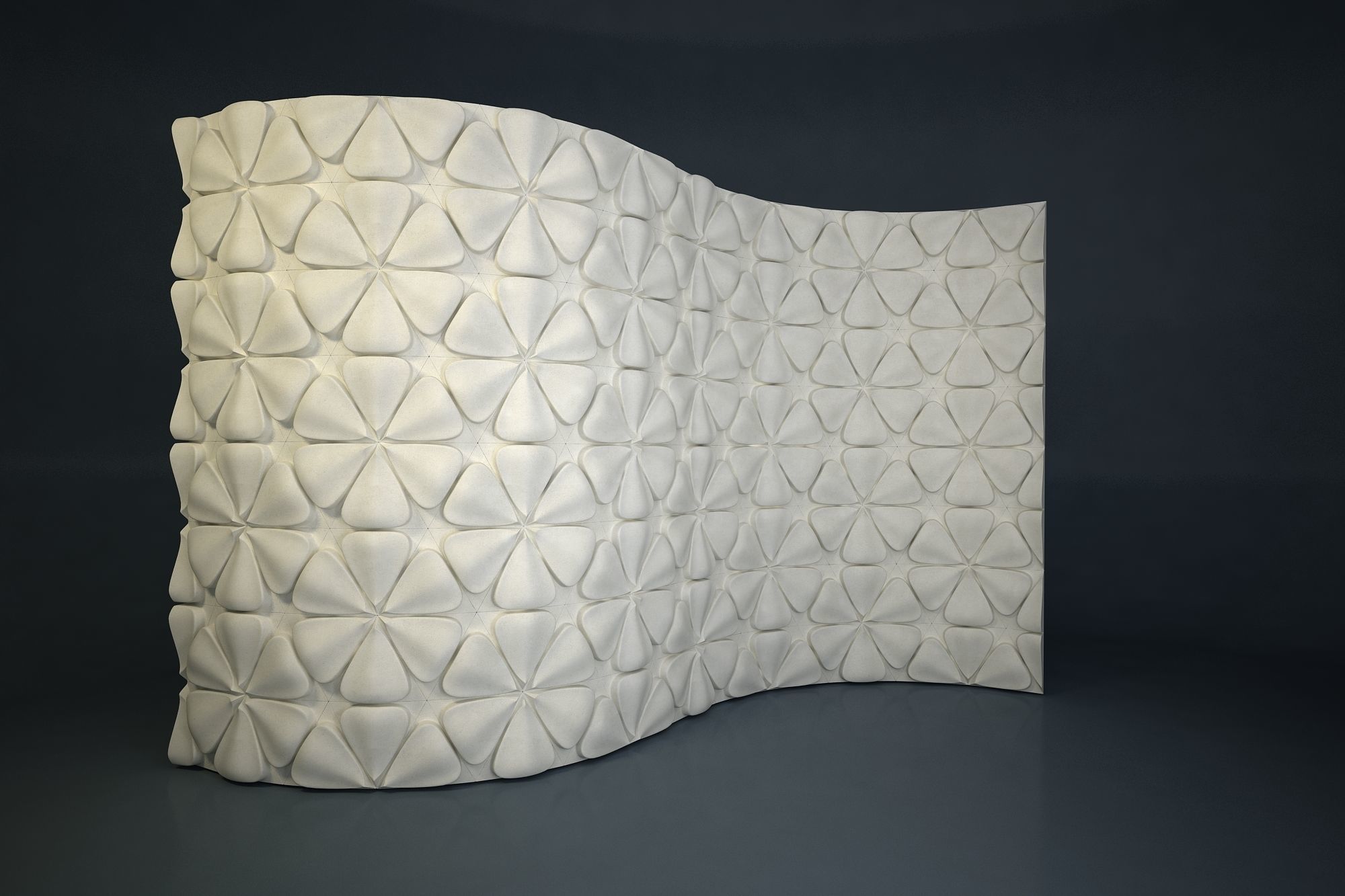 05 FRANGIPANI RELIEF Low-poly 3D model_2