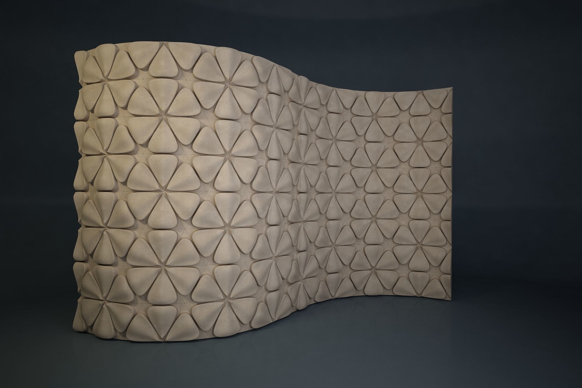 06 FRANGIPANI RELIEF Low-poly 3D model_2