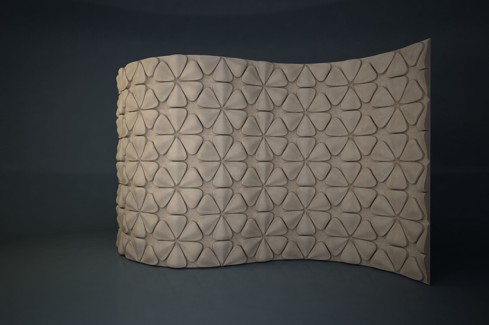 06 FRANGIPANI RELIEF Low-poly 3D model_1