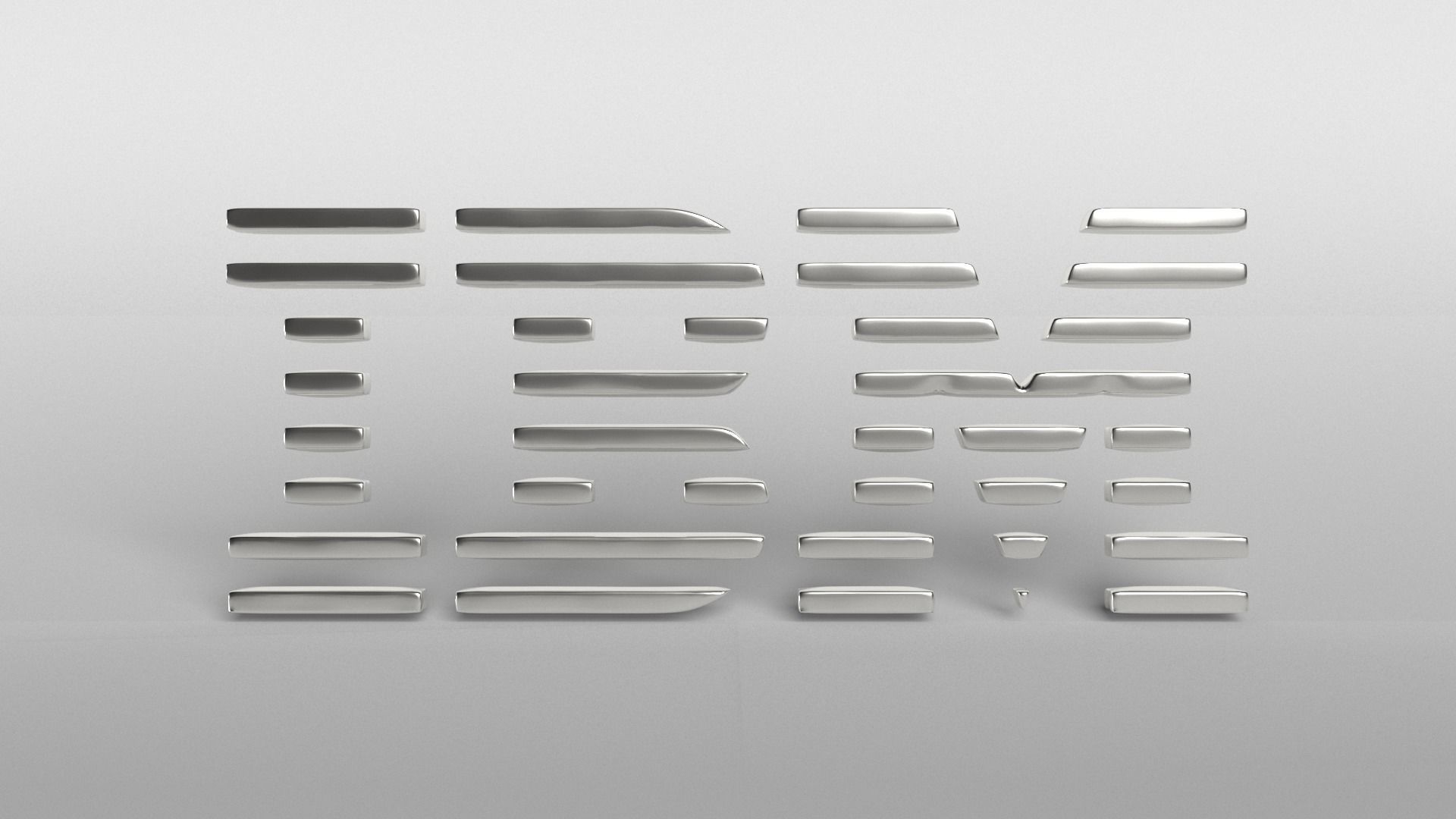 IBM Logo Version1 003 free VR / AR / low-poly 3D model | CGTrader