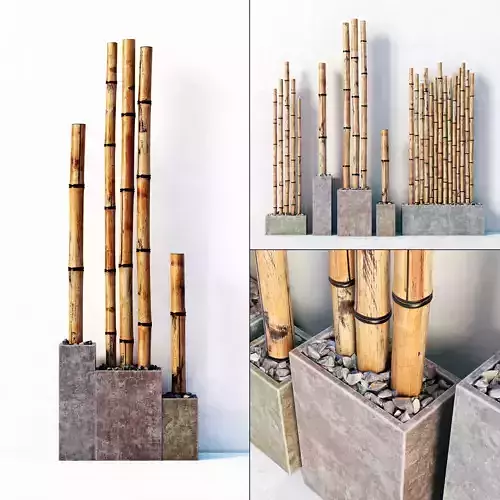 Bamboo decor color box