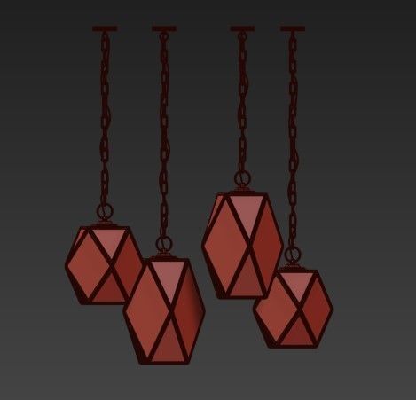 Rombius Pendant 3D model_1