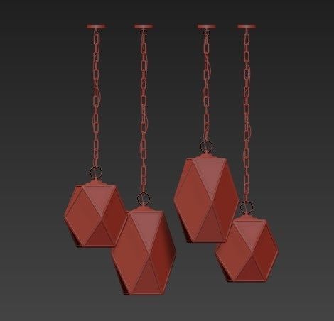Rombius Pendant 3D model_7