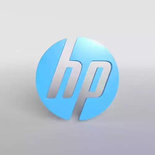 HP Logo Version1 001 Free low-poly 3D model