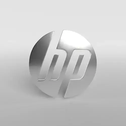 HP Logo Version1 003 Free low-poly 3D model