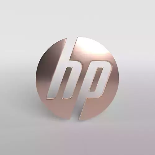 HP Logo Version1 004 Free low-poly 3D model