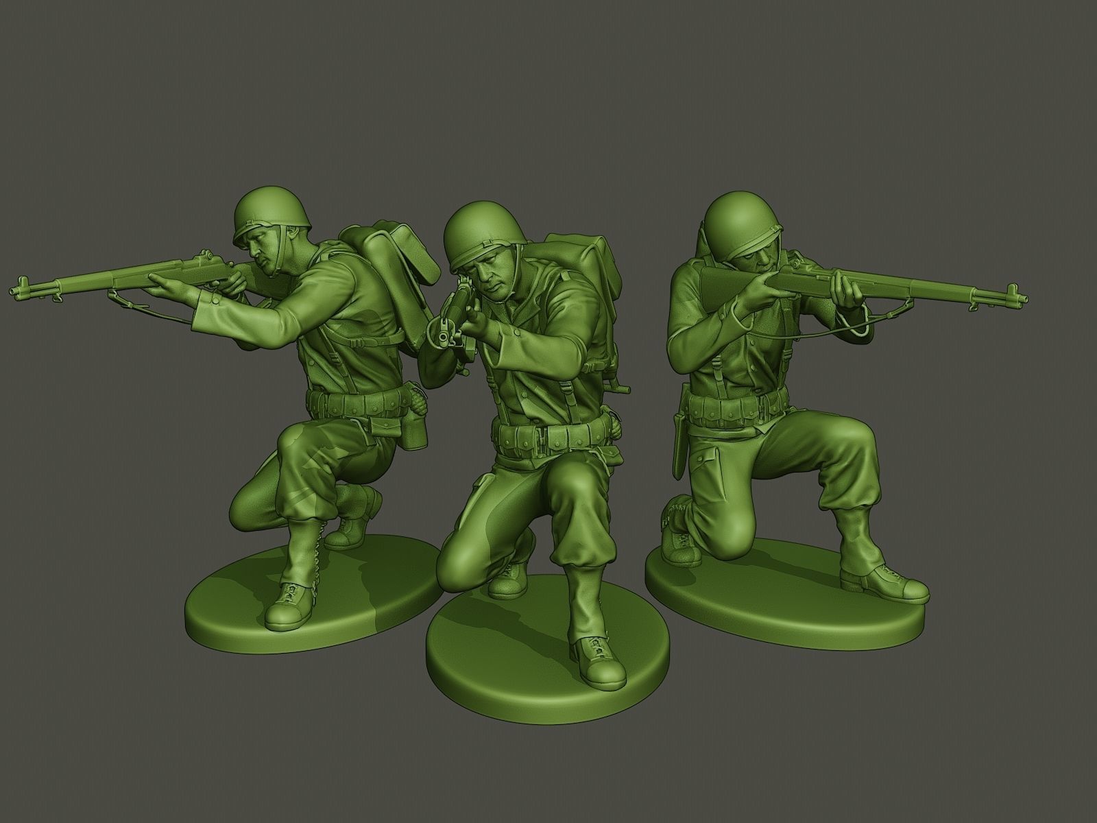 American soldiers ww2 Bundle Pack 3D model 3D printable | CGTrader