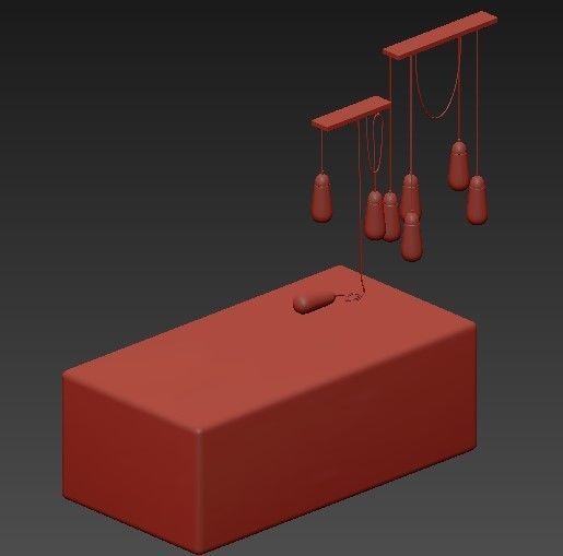 LARIAT SCONCE 5 3D model_2