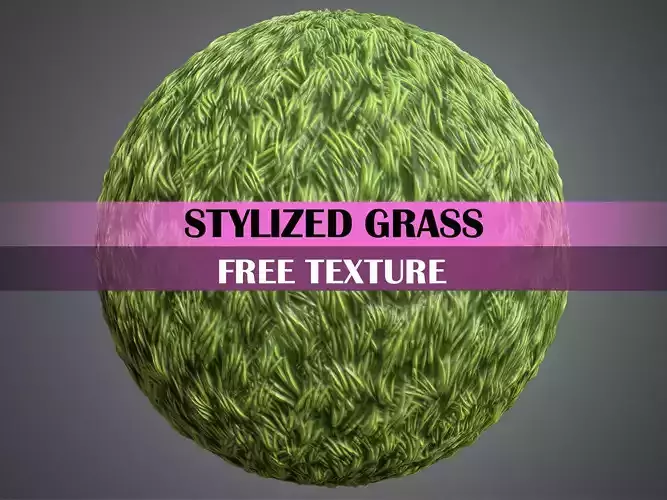 Stylized Grass Texture Free Texture