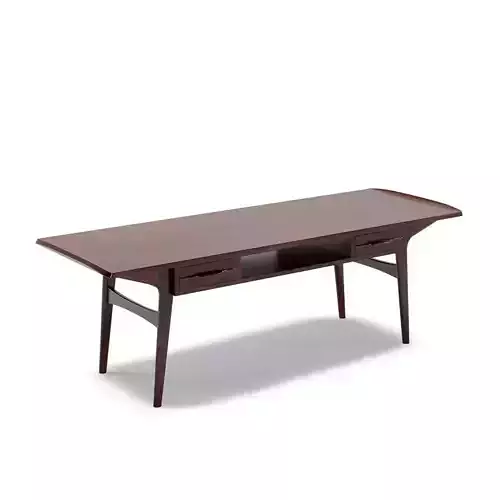 Solid Teak Scandinavian Coffee Table