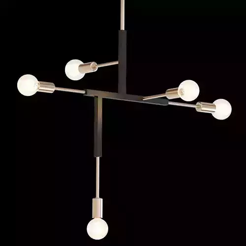 LAMBERT FILS STUDIO CLIFF SUSPENSION LAMP black