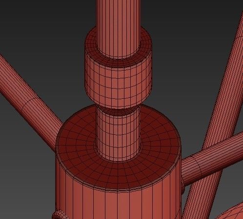 Italian Globe Cedar Moss Light 20 3D model_3