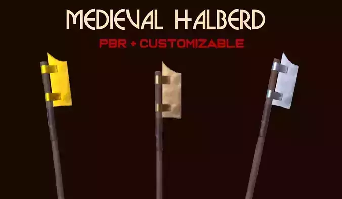 PBR Modular Halberd