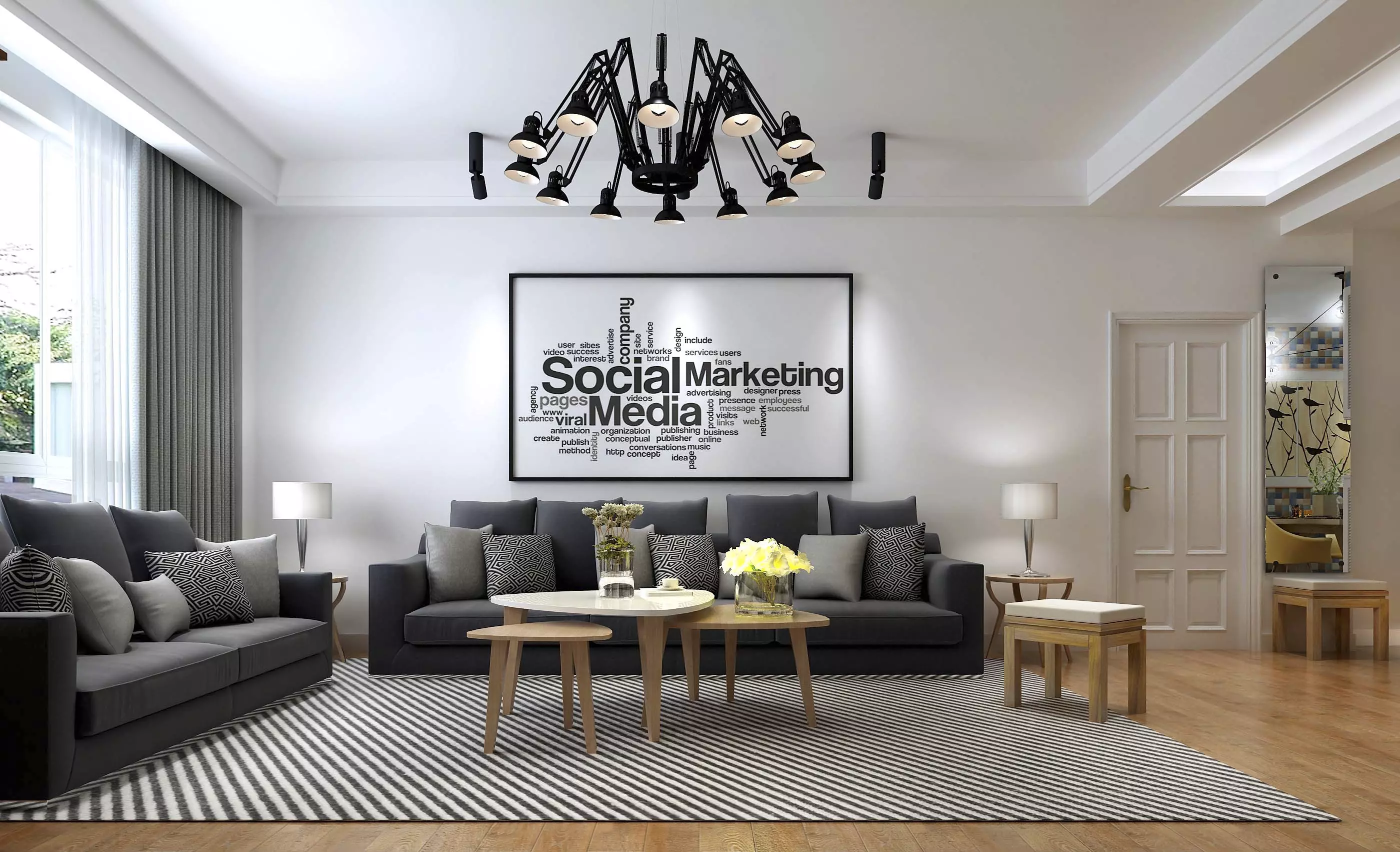 Modern Luxury House 3D Model 3D model_0