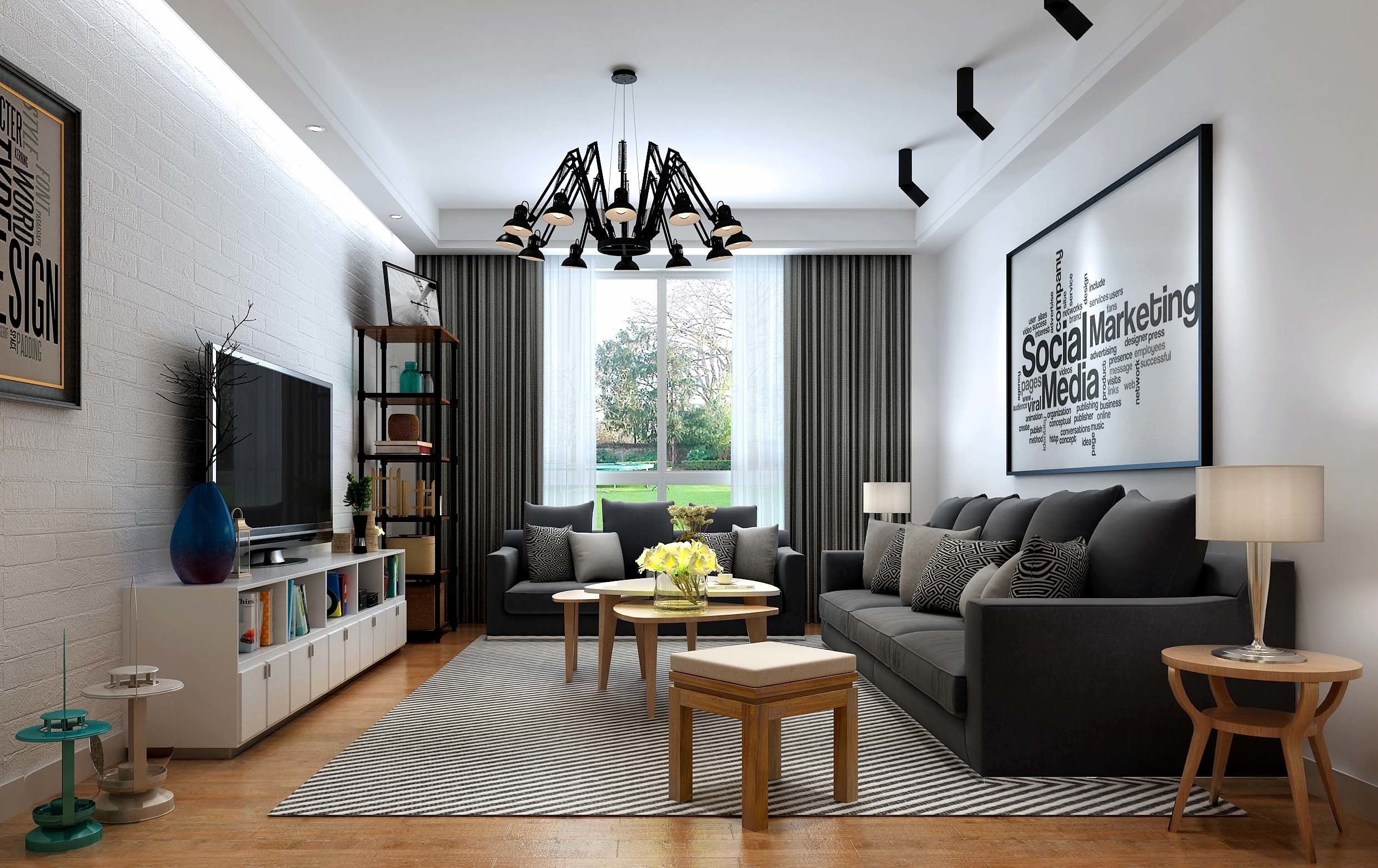 Modern Luxury House 3D Model 3D model_3