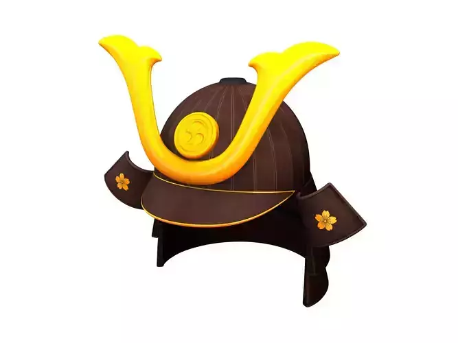 Samurai Helmet  3D model