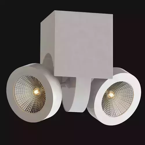 Moderne plafondlamp LED 3D model