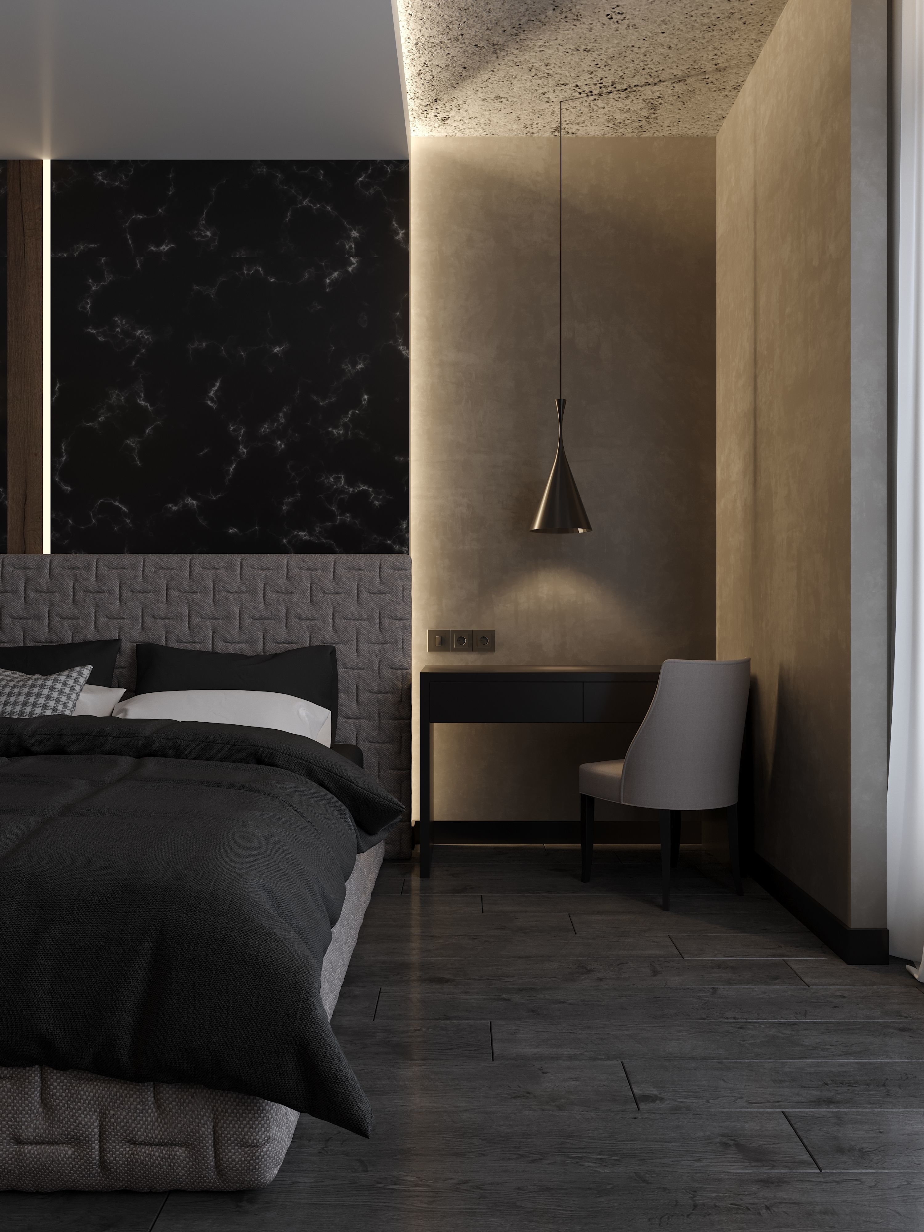 Modern Apartment for single people 3D model_1