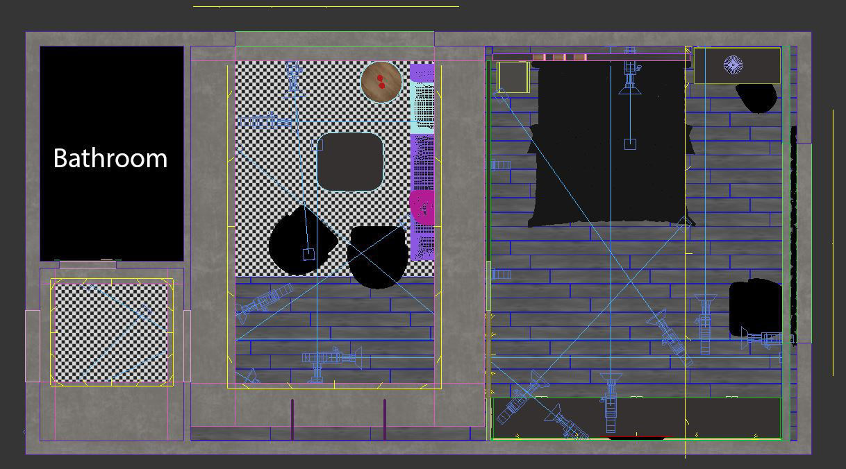 Modern Apartment for single people 3D model_25