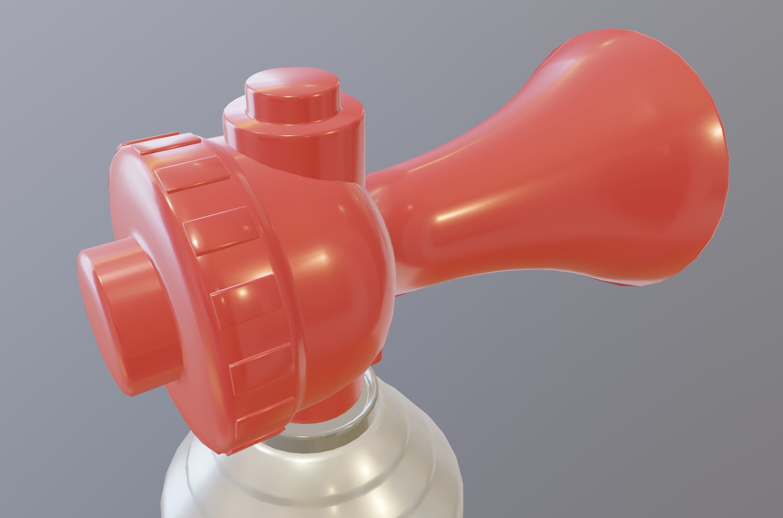 Air Horn 3D model_4