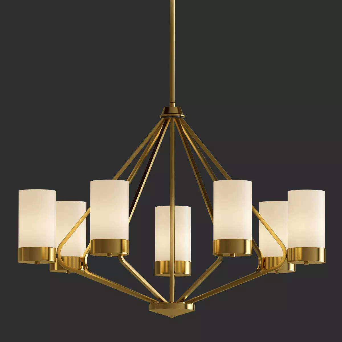 Elevate Collection 7 Chandelier 3D model_0