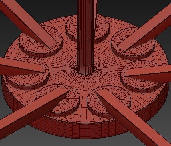 Elevate Collection 7 Chandelier 3D model_5