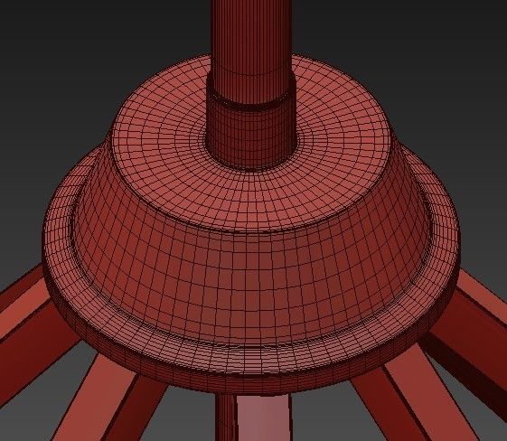 Elevate Collection 7 Chandelier 3D model_4