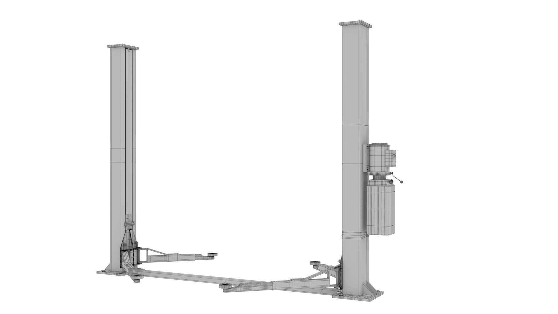 Car Lift 3D model_5