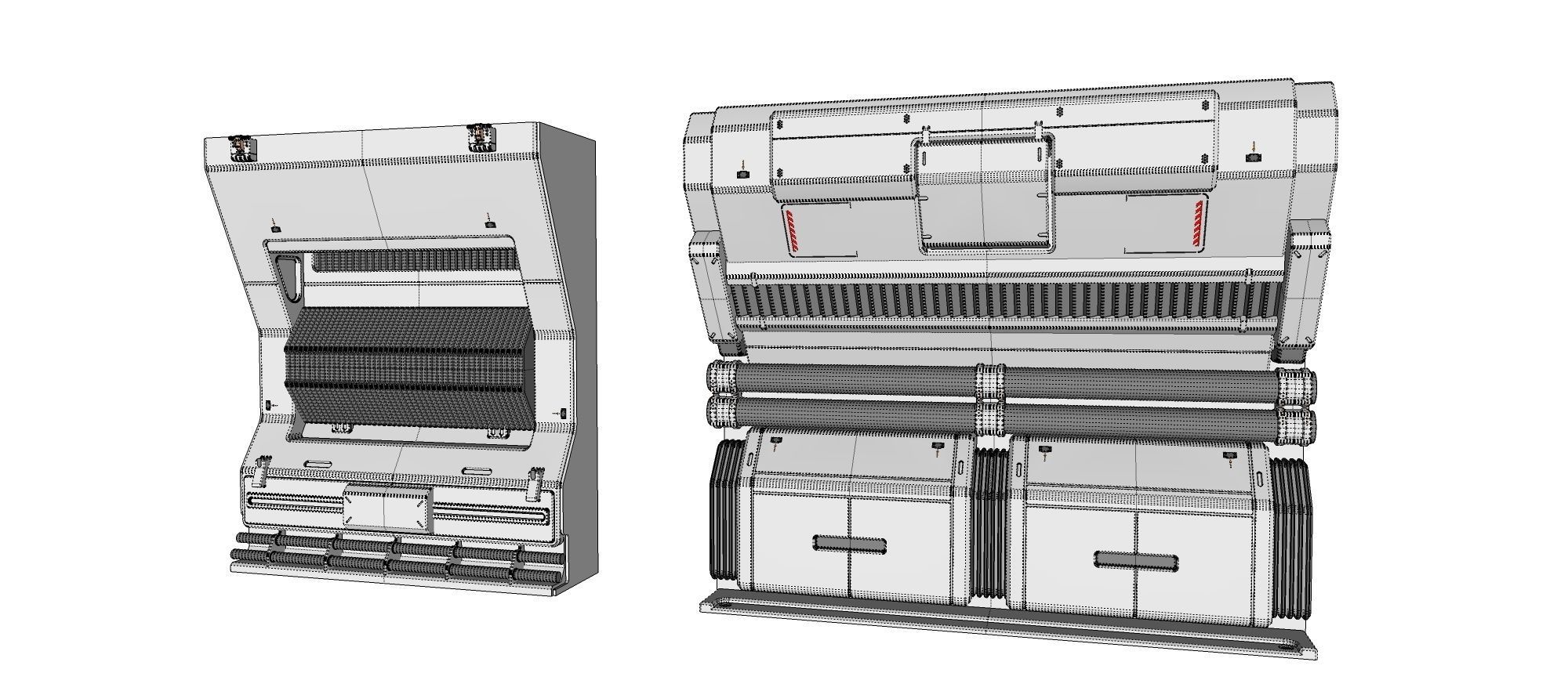 sci-fi Architecture kitbash 4 3D model_22