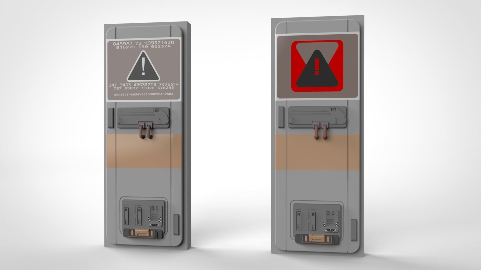 sci-fi Architecture kitbash 4 3D model_10