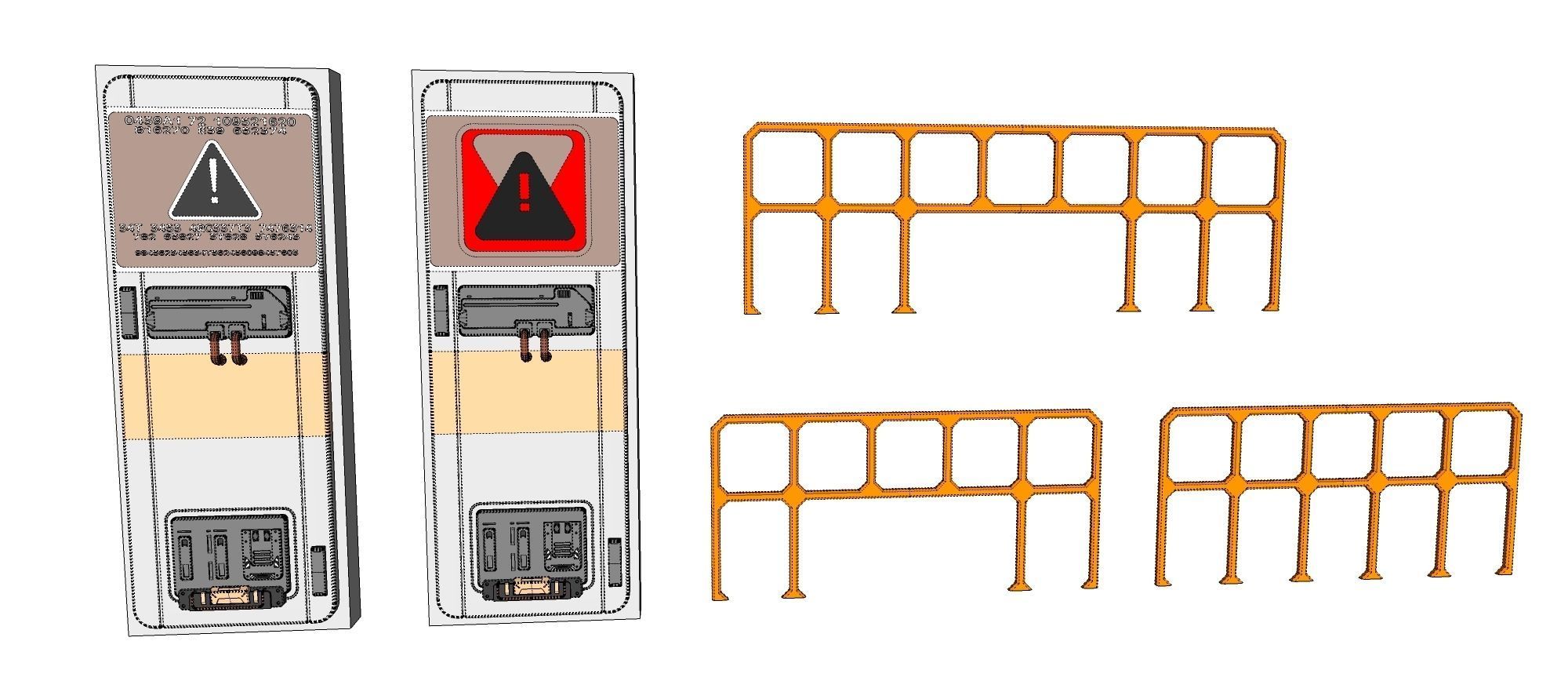 sci-fi Architecture kitbash 4 3D model_32