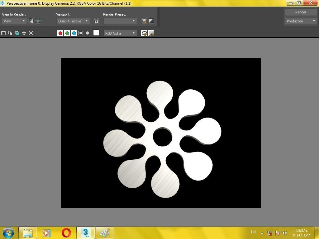 Floral ornament for 3d print 3D print model_4