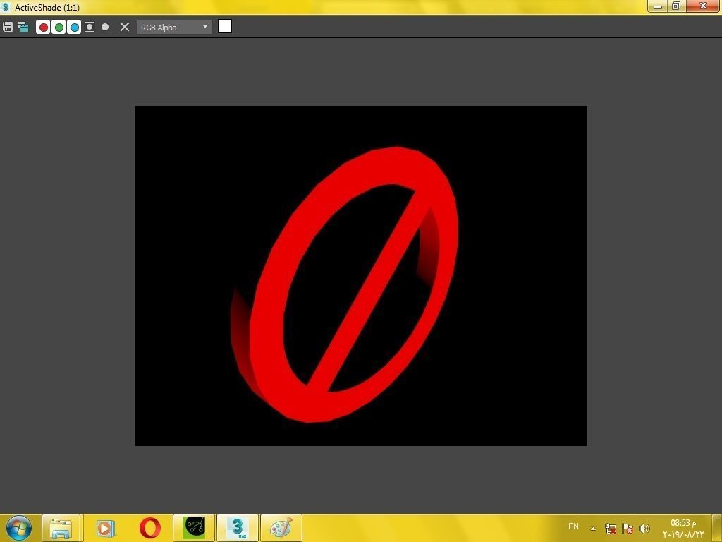 No entry sign 3d print 3D print model_10