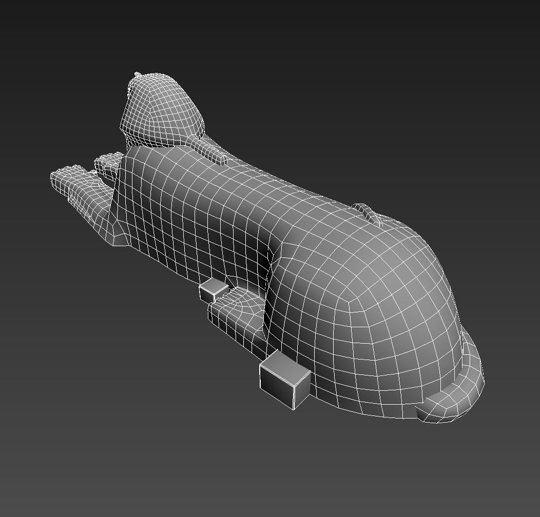 The Great Sphinx of Giza Low-poly 3D model_11