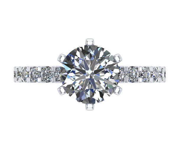  Engagement Ring 3D print model_1