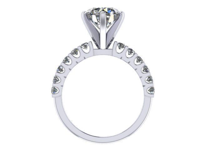  Engagement Ring 3D print model_3