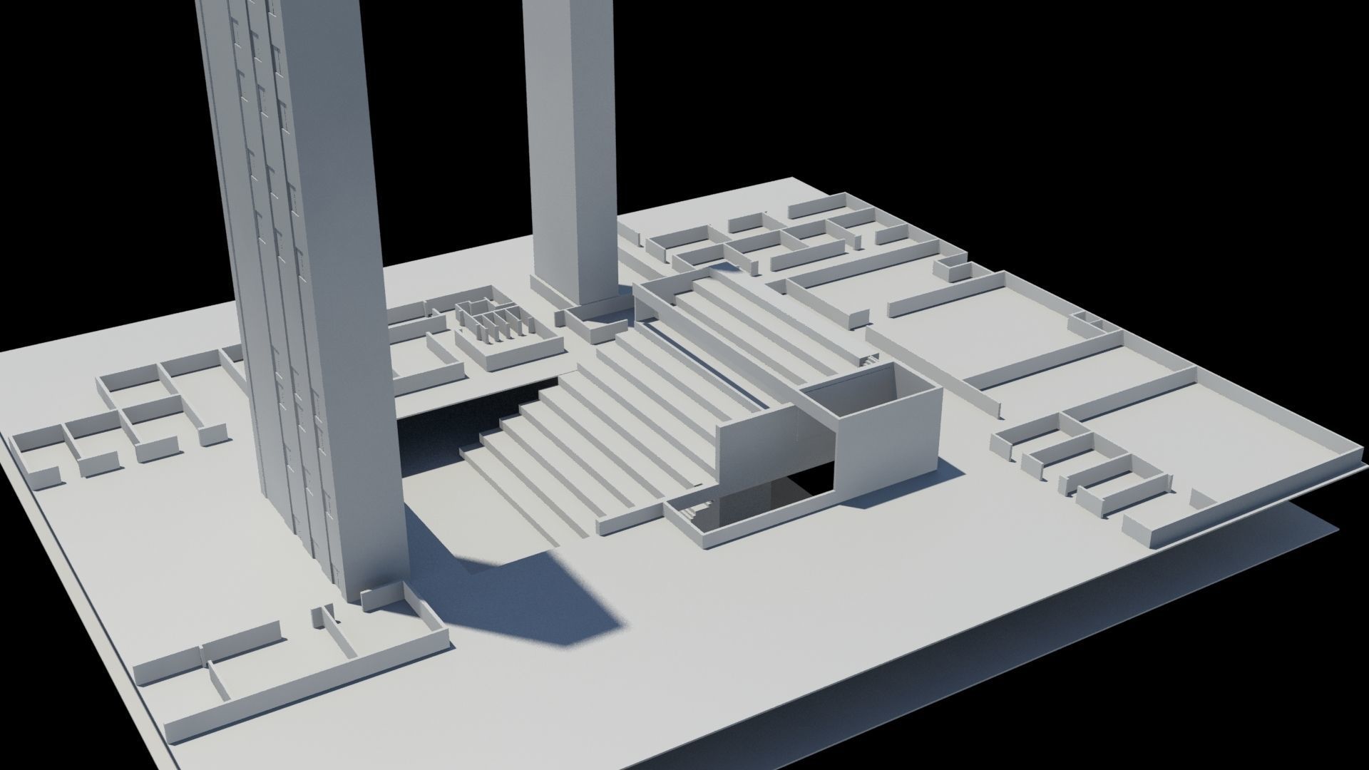 Seattle Public Library  3D model_7